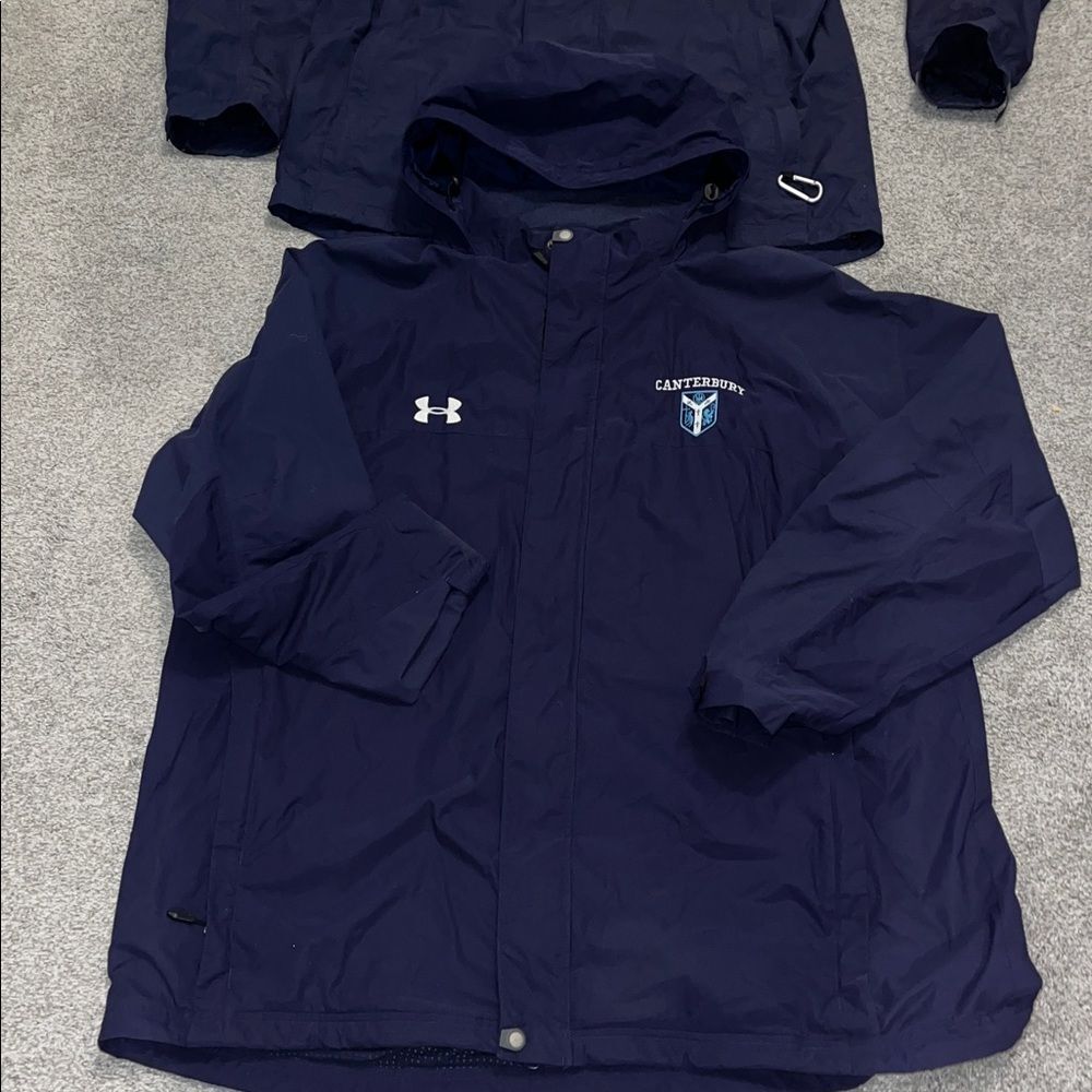 Under Armour Waterproof Hooded Parka Jacket Canterbury School Nee Milford CT